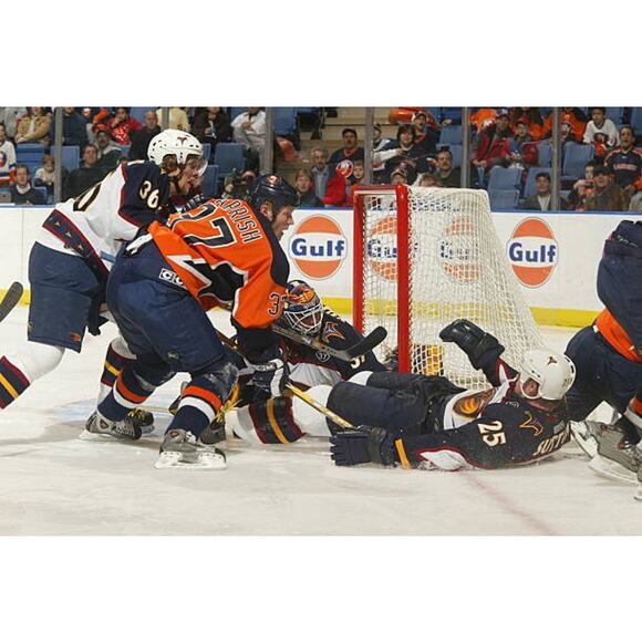 New York Islanders 2000s CCM orange Crush Alt 3rd jersey S NHL hockey vintage - Picture 9 of 9